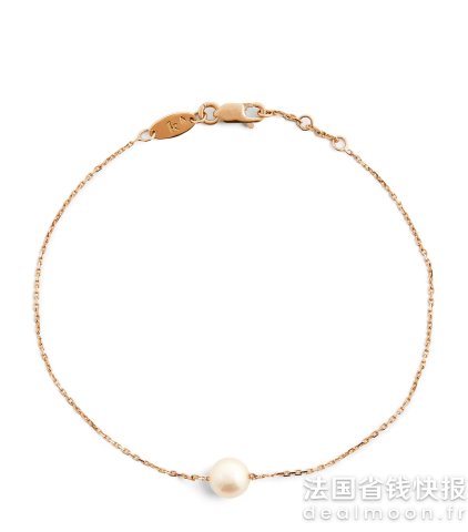 Redline Akoya珍珠金链手链