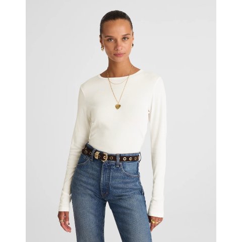 MadewellCrewneck Long-Sleeve Tee SoSoft Cotton