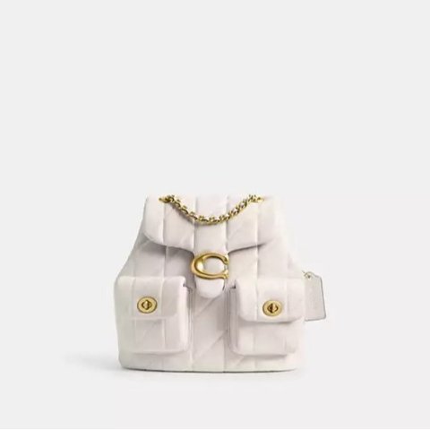 CoachTabby Backpack Pillow Quilting