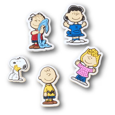 CrocsPeanuts Jibbitz Shoe Charms 5-Pack