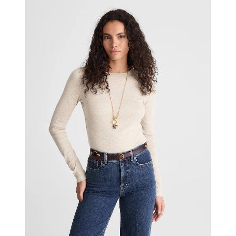 Madewell 90s Long-Sleeve Tee Compact Cotton