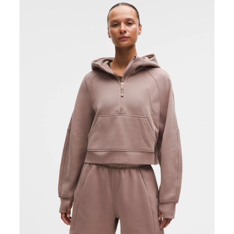 Scuba Oversized 半拉链连帽衫