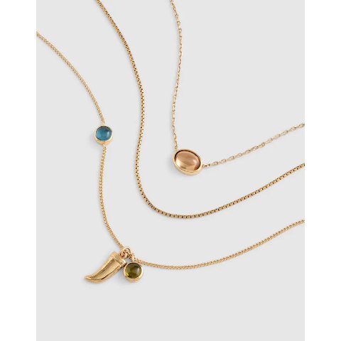 MadewellHorn Pendant Necklace Set 3-Pack