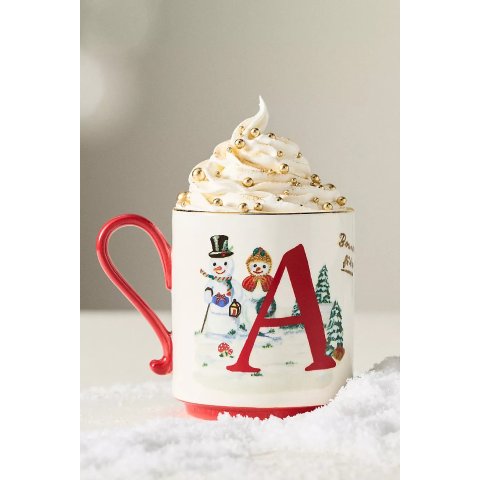 AnthropologieNathalie Lete Stoneware Holiday Mug
