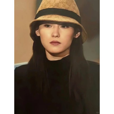 GG老花羊毛帽 张柏芝类似款