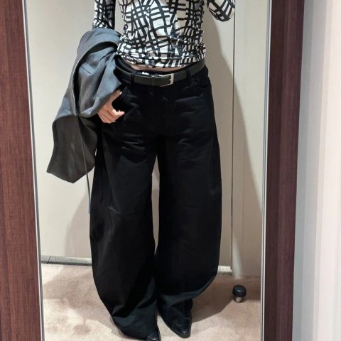 Polo Ralph Lauren这两年超流行的弯刀版型 显腿长女士弯刀牛仔裤