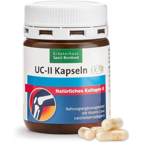 UC-II胶原，吸收超好，每天仅€0.35Sanct Bernhard UC-II胶囊 60粒