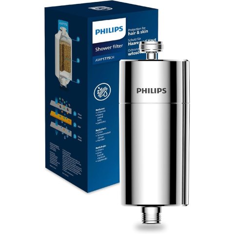 Philips兼容所有标准软管和水龙头！淋浴滤水器 50000L