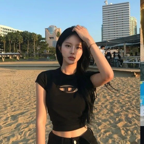 Diesel T-Angie 镂空T恤