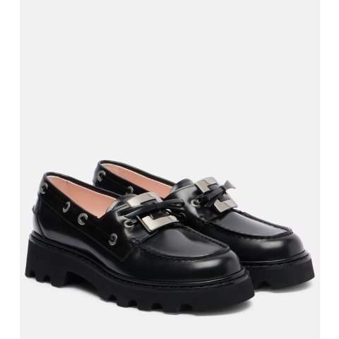 Roger VivierViv  Rangers Leather Loafers