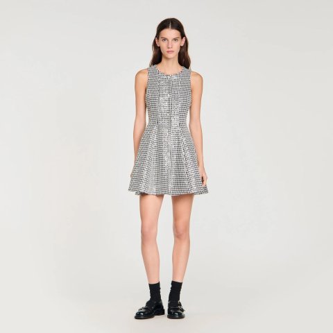 SandroTweed Sequin Mini Dress