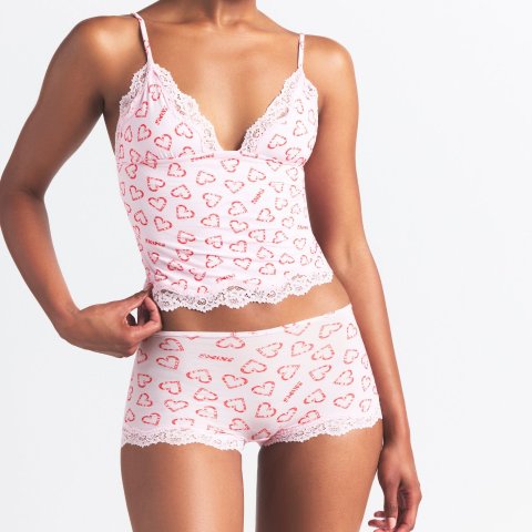 Triangle 三角吊带短裤套装