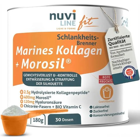 纤体美肤粉NUVILINE Fit 红浆果胶原蛋白粉 180g