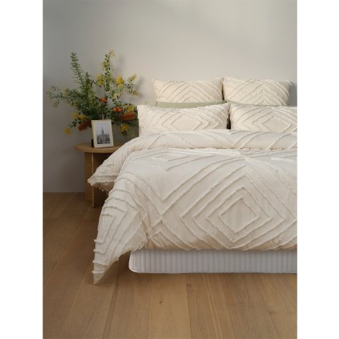 Melba Geo 绗缝被套套装 double