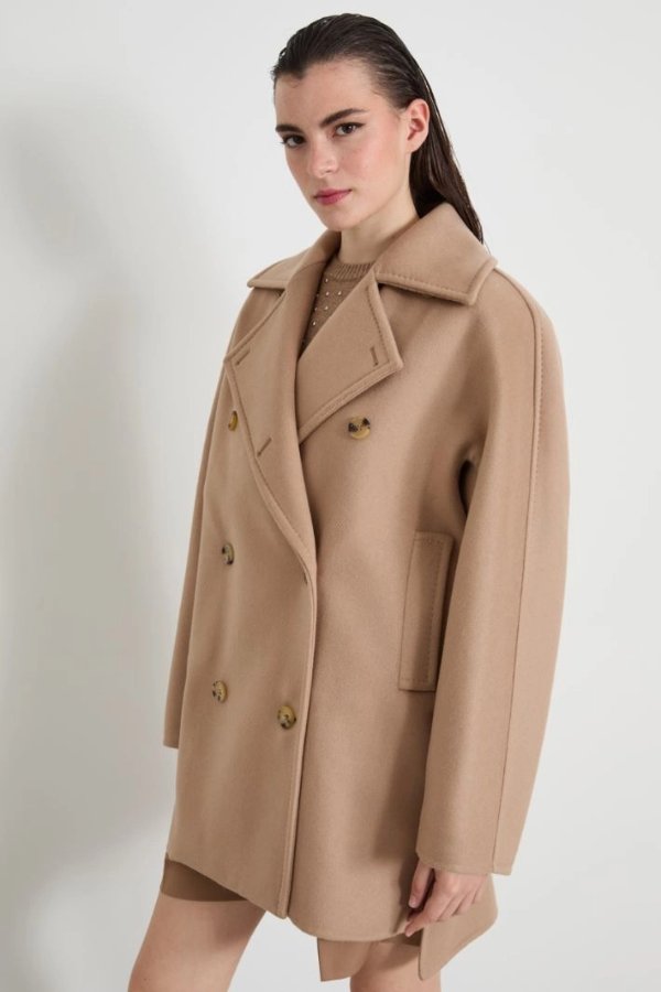 Caban 短款羊毛大衣