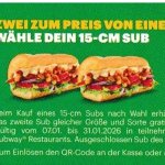 超多赛百味2026年1月+2月优惠券放出！逆天划算！