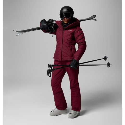 Columbia气质勃艮第酒红 收腰Lay D Down 女士夹克