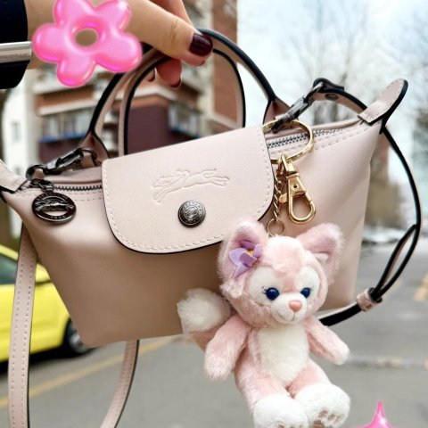 MIni 牛皮包 灰色