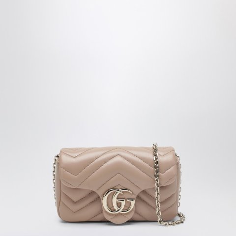 Gucci GG Marmont 粉色迷你单肩包