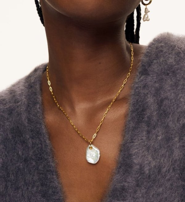 中号Keshi珍珠吊坠