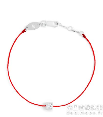 Redline 白金钻石立方手链 17.5cm