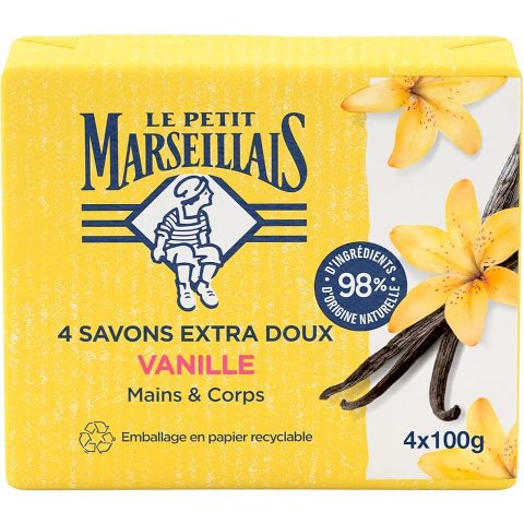 Le Petit Marseillais 香草香皂 4块