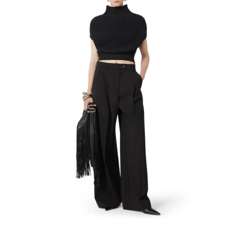 SportmaxOversized Stretch Wool Pants