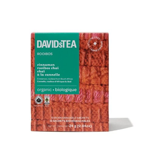 DAVIDsTEA2个$12Cinnamon Rooibos 袋泡茶 12包