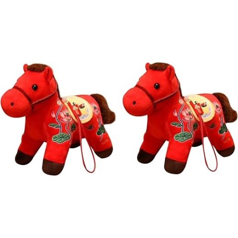 马年挂饰 2件套 莲花图案