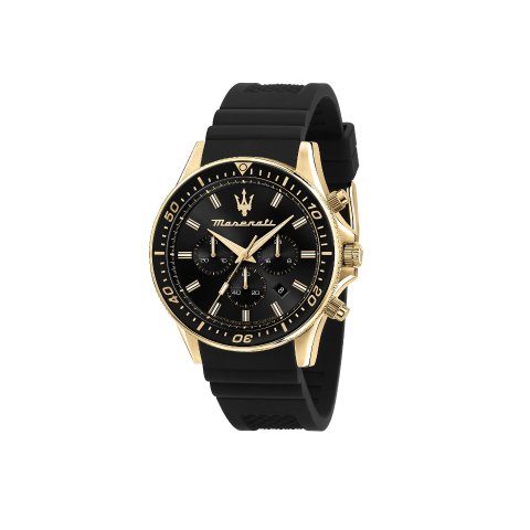 SFIDA 计时码表 44毫米 金壳 硅胶表带