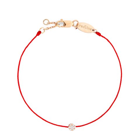  玫瑰金钻石手链