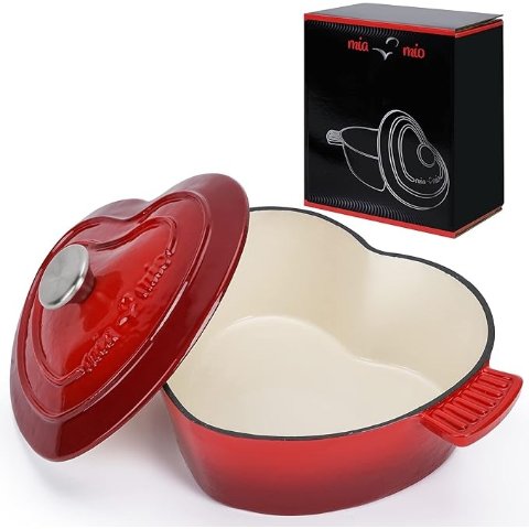 心形珐琅铸铁锅 3L