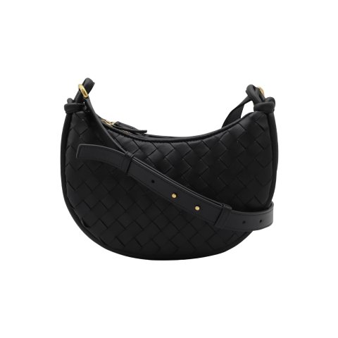 Bottega VenetaGemelli Black Leather Messenger Bag