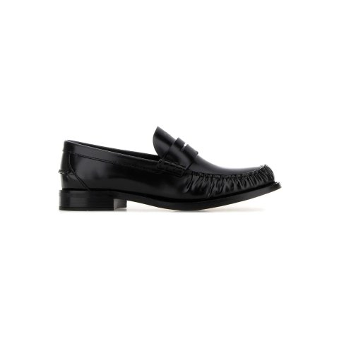 PradaBlack Leather Loafers