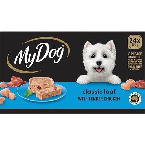 MY DOG成年犬湿粮经典面包配嫩鸡肉 24 x 100克