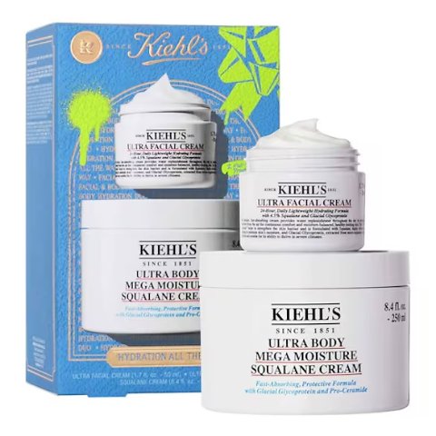 Kiehl s Since 1851一整天都润润的！高保湿面霜50ml+身体乳250ml