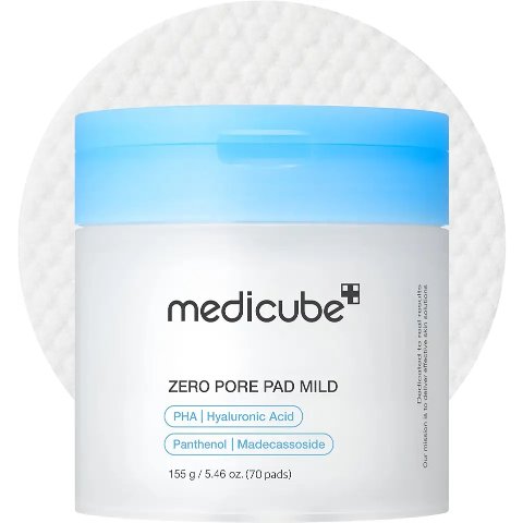 medicube Zero Pore 温和去角质棉片 70片