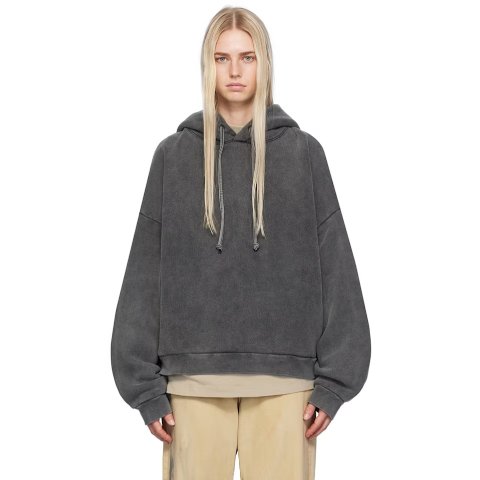 Black 连帽卫衣 染色款