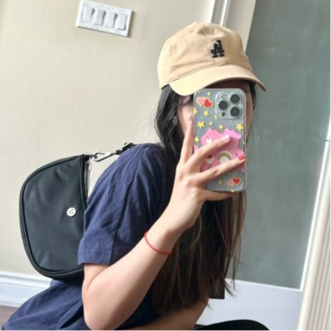 $29(原$68) 4折收|米杏色有lululemon 狗牙老花mini City Essentials 斜挎单肩包