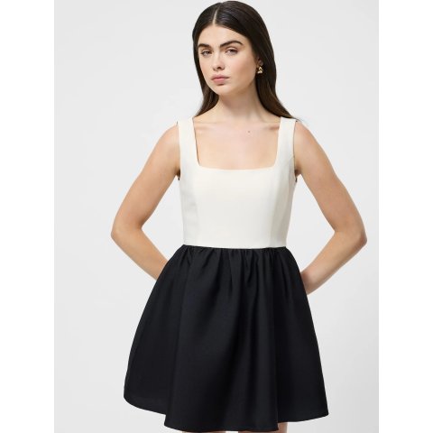 French ConnectionTaffeta Square Neck Mini Dress