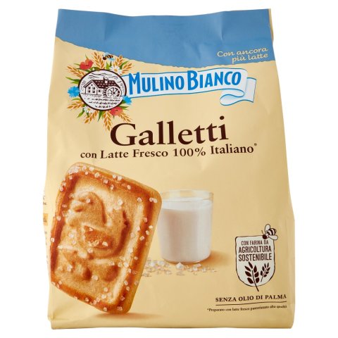 Mulino Bianco Galletti 牛奶饼干 800g