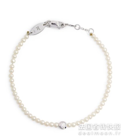Redline Bebe 珍珠钻石手链