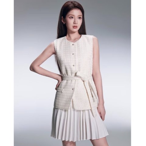 SandroTwo-material mini dress