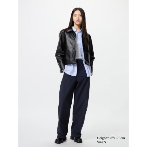 UniqloBarrel裤 长款