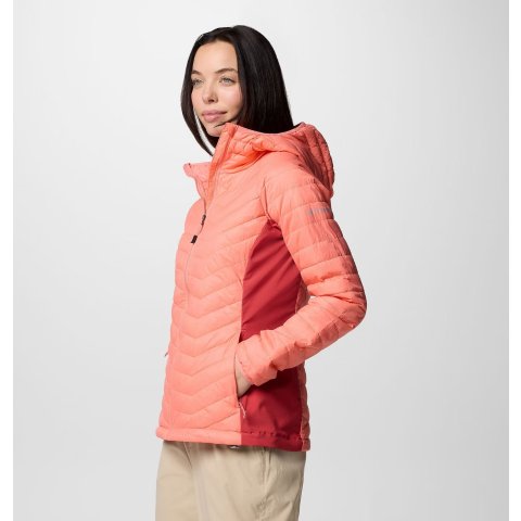 Columbia活力橙~ 6折！Powder Pass II 女士连帽夹克