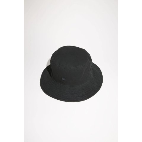 黑色囧脸渔夫帽