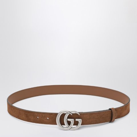 Gucci GG Marmont 麂皮腰带