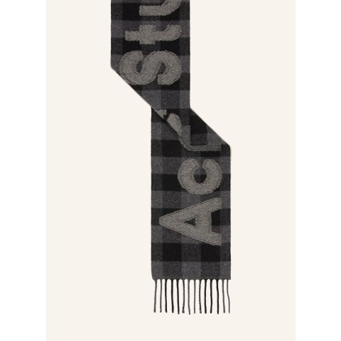 格纹羊毛围巾