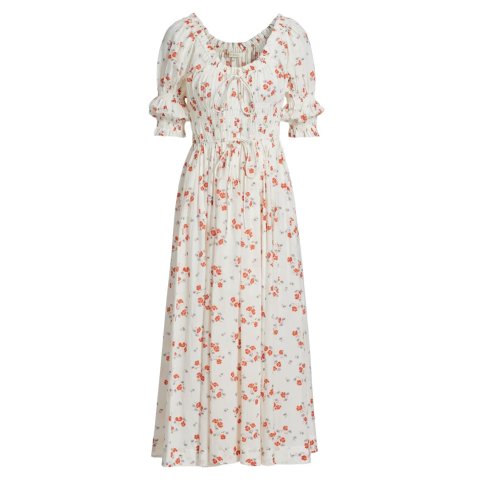 DoenGet $50,Spend$500 Get $100Ischia Floral Midi Dress