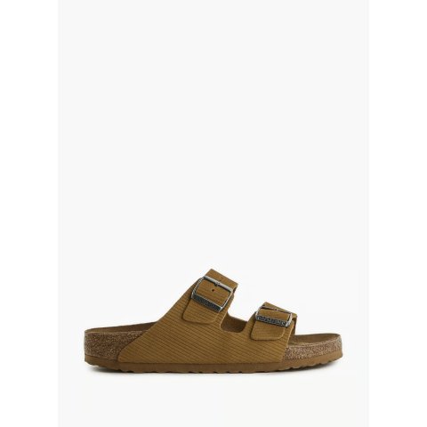 Birkenstock棕色皮革凉鞋